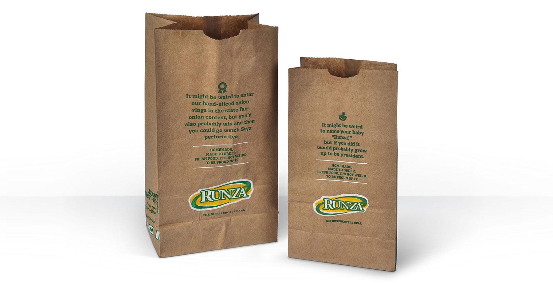 Runza Weird Takeover Bags