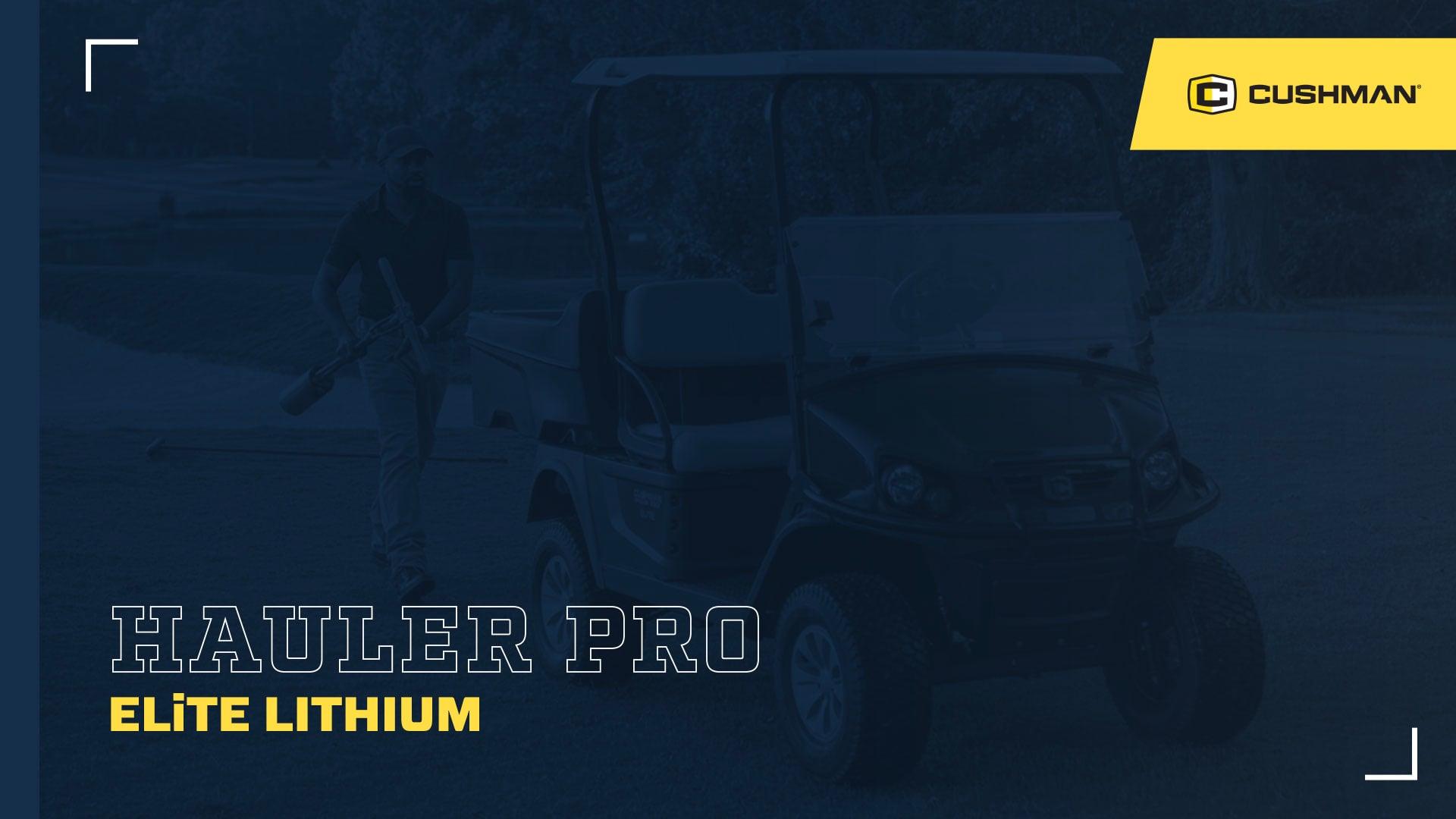 Cushman Hauler Pro ELiTE Video