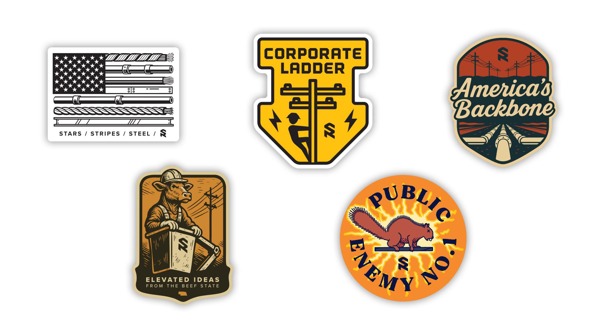 Outdoor Sticker Series - Utility