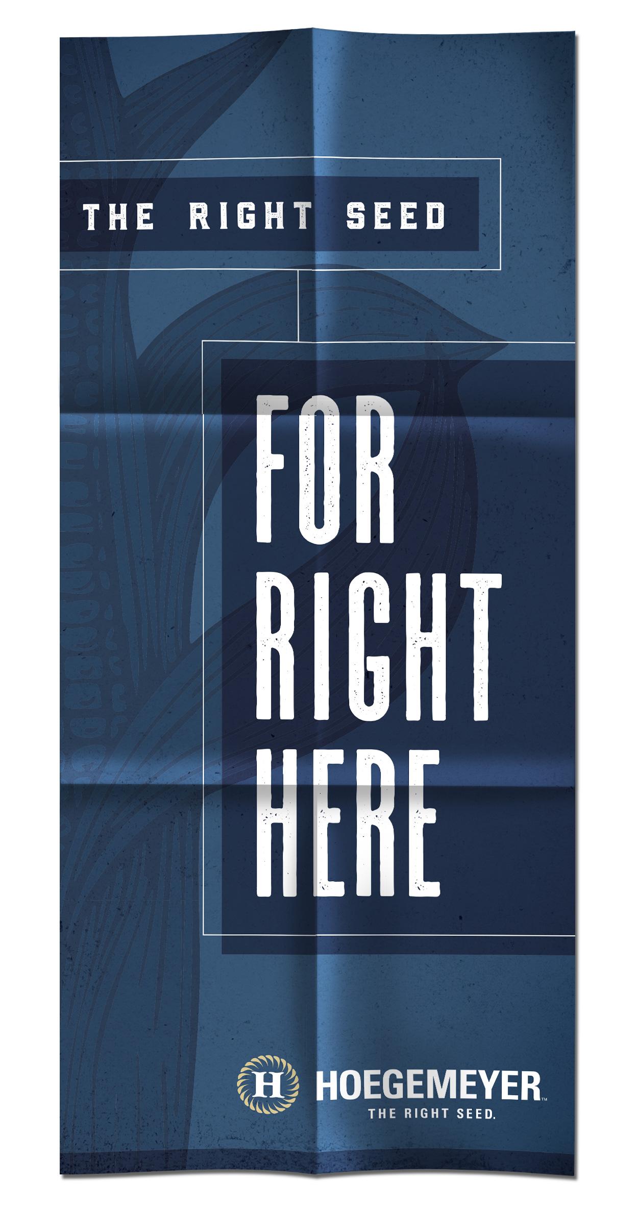 Hoegemeyer fall mailer cover in blue