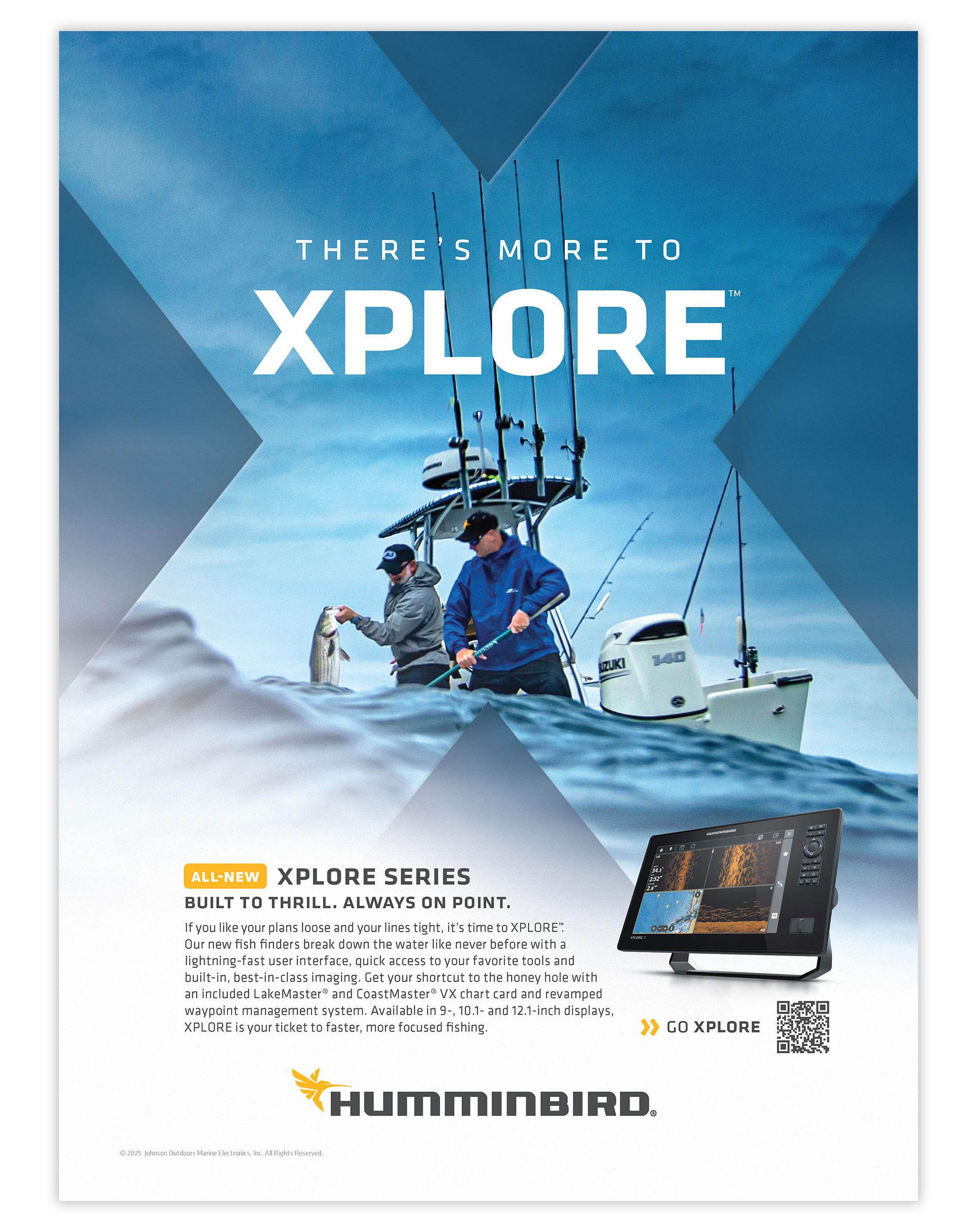 Humminbird XPLORE SWNE Print Ad