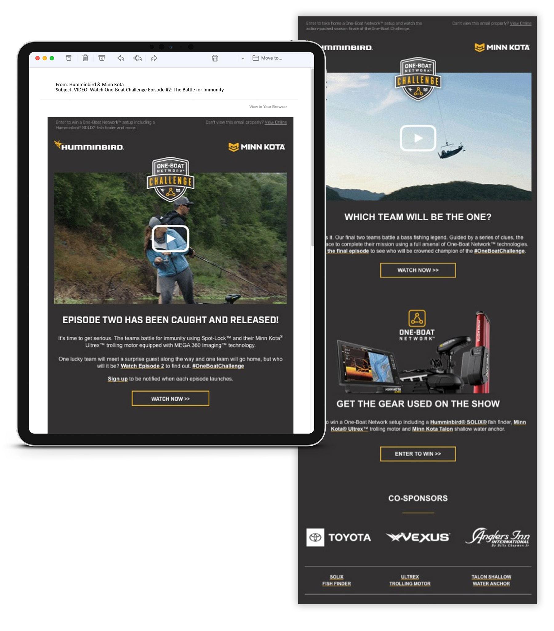 One-Boat Challenge Email Mockup