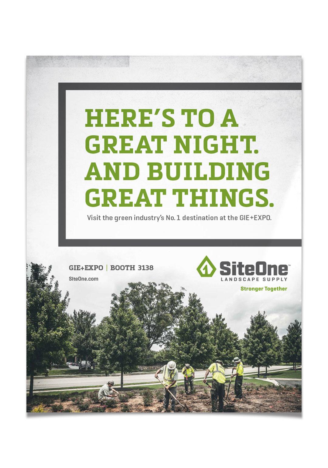 SiteOne Brand Poster